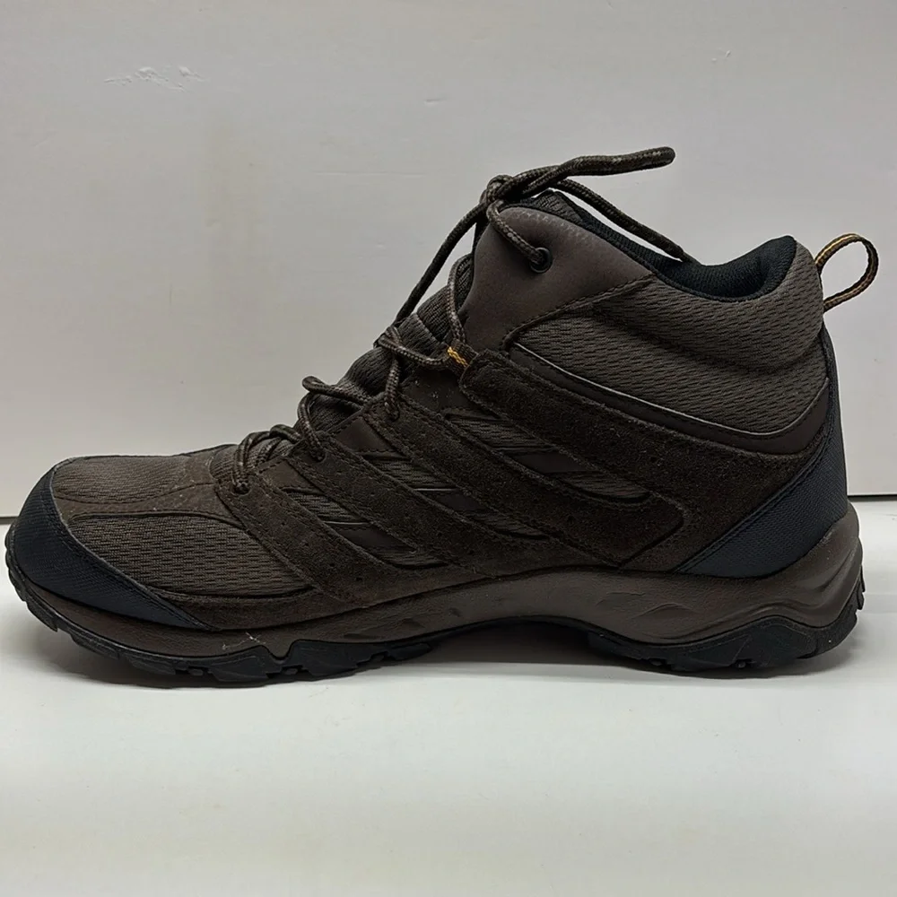 COLUMBIA PLAINS BUTTE MID WATERPROOF HIKING SHOES SIZE 14 EXCELLENT CONDITION